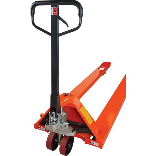 Transpalettes hydrauliques &agrave; fourche de 8', 96" lo x 27" la, capacit&eacute; 4400 lb Cam Industrial