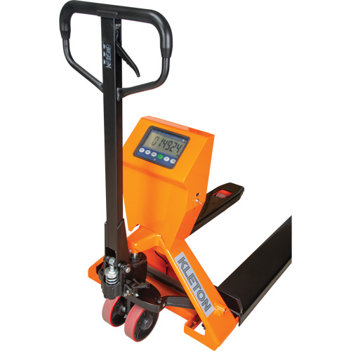 Transpalette &agrave; balance num&eacute;rique, 44,5" lo x 27,75" la, Capacit&eacute; de 4400 lb Cam Industrial