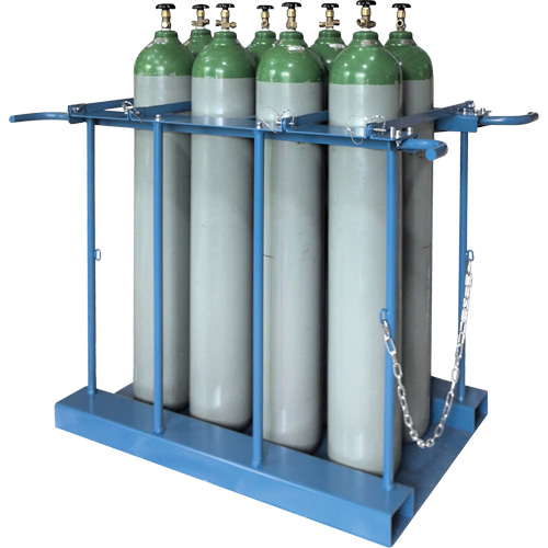 Support de rangement pour 8 cylindres pour chariot &eacute;l&eacute;vateur Cam Industrial