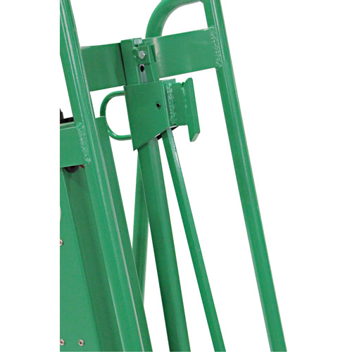 Powered Drum Hand Truck with Pneumatic Wheels Cam Industrial