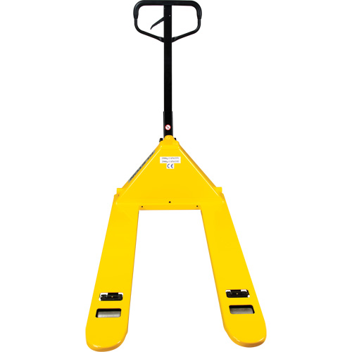 Steel Wheel Pallet Truck, Steel, 48" L x 27" W, 5500 lbs. Capacity Cam Industrial