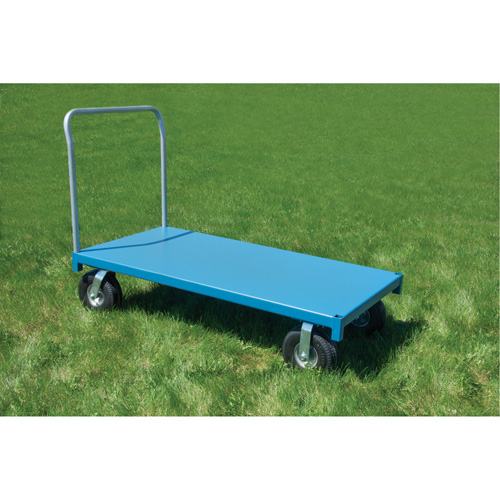 Outdoor Platform Truck, 60" L x 30" W, 1200 lbs. Capacity, Flat Free Casters Cam Industrial