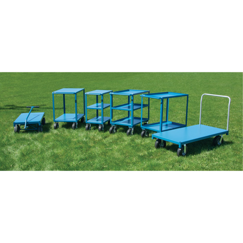 Outdoor Platform Truck, 60" L x 30" W, 1200 lbs. Capacity, Flat Free Casters Cam Industrial