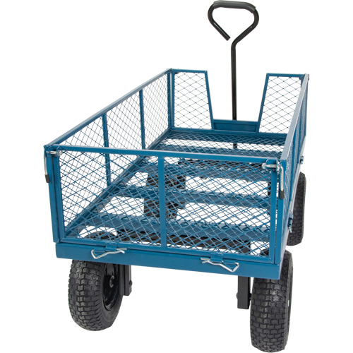 Wagon with Drop Sides, 24" W x 48" L, 800 lbs. Capacity Cam Industrial