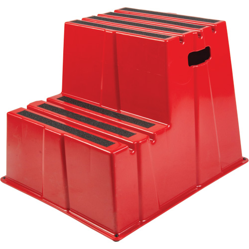 Escabeau industriel, 2 marches, 26" x 22-7/16" x Hauteur 19-11/16" Cam Industrial