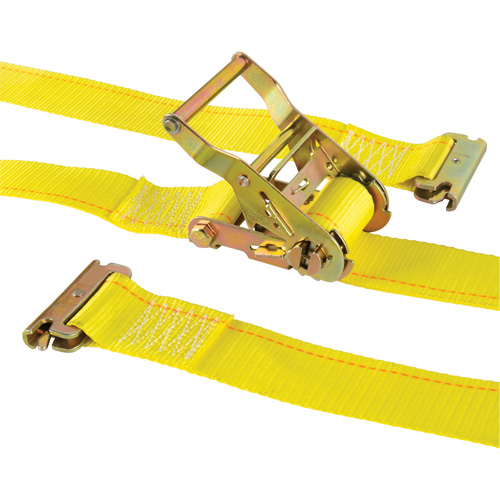 Logistic Strap, Ratchet, 2" W x 12' L, 1000 lbs. (454 kg) WLL Cam Industrial