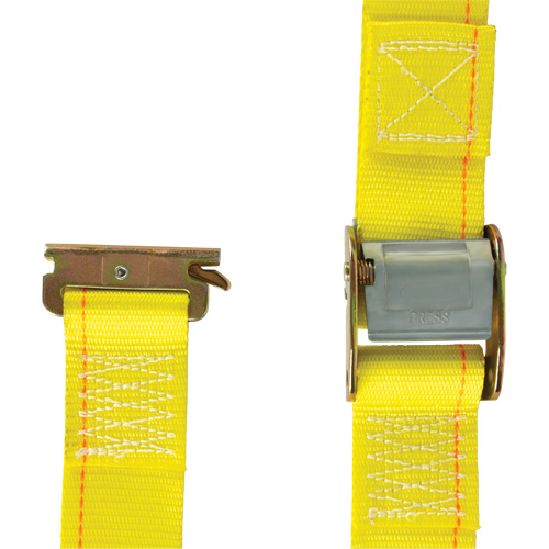Heavy-Duty Utility Strap, Cam Buckle, 2" W x 12' L, 835 lbs. (379 kg) WLL Cam Industrial