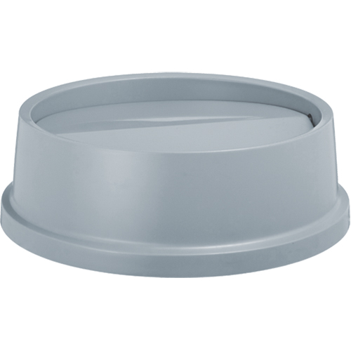 Untouchable&reg; Containers, Swing Lid, Plastic/Polyethylene, Fits Container Size: 16-1/8" Dia. Cam Industrial