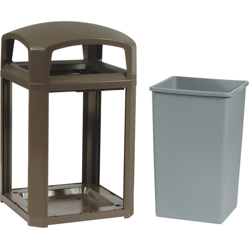 Cadre pour contenant Landmark Series Classique a/enveloppe rigide, Acier galvanis&eacute;, 35 gal. US Cam Industrial