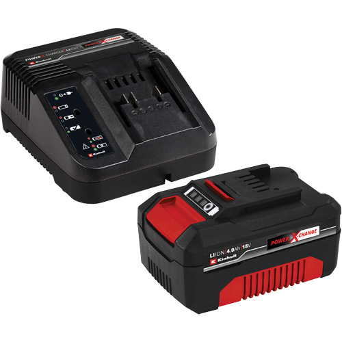 Power X-Change Battery & Charger Starter Kit, Lithium-Ion, 18 V Cam Industrial