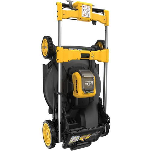 Trousse tondeuse &agrave; gazon autopropuls&eacute;e sans balais sans fil avec roues motrices arri&egrave;res 60 V MAX*, Pouss&eacute;e automatique, &agrave; pile Cam Industrial