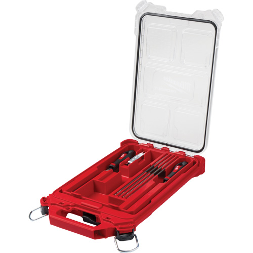 9-Piece Saw Chain Sharpening Set with PACKOUT Low-Profile Compact Organizer, 6 Pcs Cam Industrial