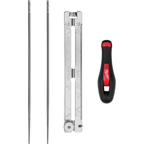 Ensemble pour affûtage de chaîne de scie de 5/32” de 4 morceaux Cam Industrial