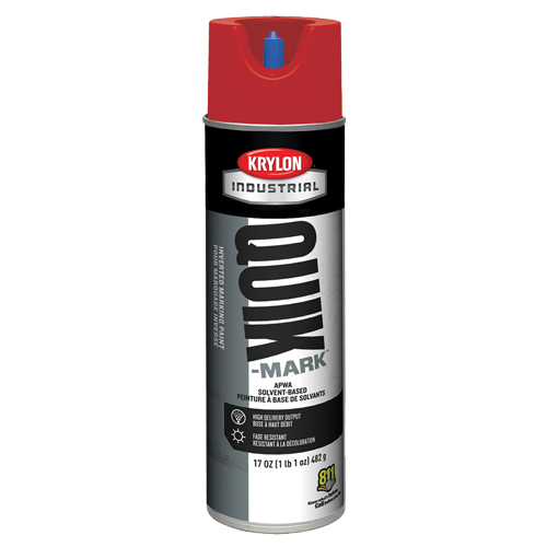 Industrial Quik-Mark Solvent-Based Inverted Marking Paint, 17 oz., Aerosol Can Cam Industrial