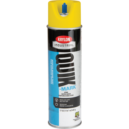 Industrial Quik-Mark Water-Based Inverted Marking Paint, 17 oz., Aerosol Can Cam Industrial