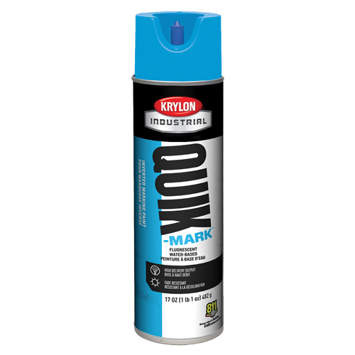 Industrial Quik-Mark Water-Based Inverted Marking Paint, 17 oz., Aerosol Can Cam Industrial
