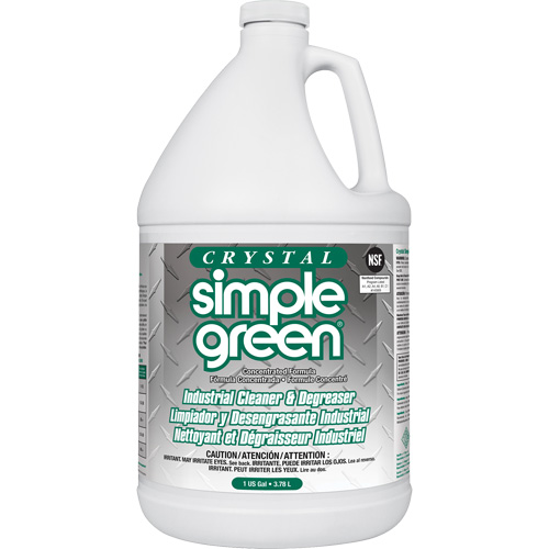 Nettoyant et d&eacute;graissant industriel Crystal Simple Green , 1 gal., Cruche Cam Industrial