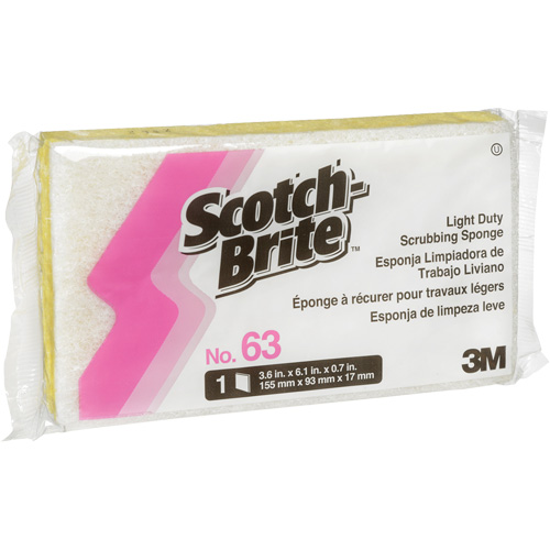 &eacute;ponge &agrave; r&eacute;curer pour les petits travaux Scotch-Brite, Cellulose/&agrave; r&eacute;curer, 3-1/2" la x 6" l Cam Industrial