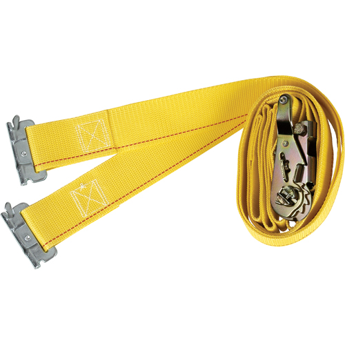 Logistic Straps, Ratchet, 2" W x 12' L, 1000 lbs. (454 kg) WLL Cam Industrial