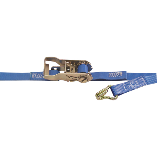 Heavy-Duty Utility Straps, J-Hook, 1" W x 1.33' L, 835 lbs. (379 kg) Working Load Limit Cam Industrial