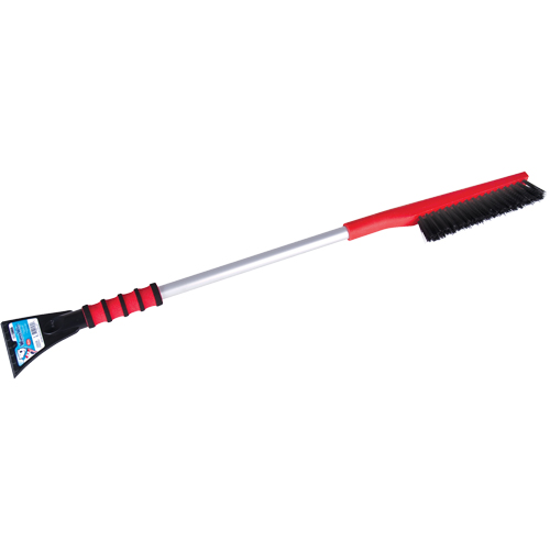 Brosses &agrave; neige tr&egrave;s longues, lame Nylon poly&eacute;thyl&egrave;ne, 35" Longueur, Rouge Cam Industrial