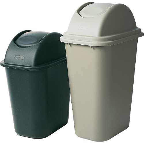 Soft Wastebasket, 14 Quarts, Plastic Cam Industrial