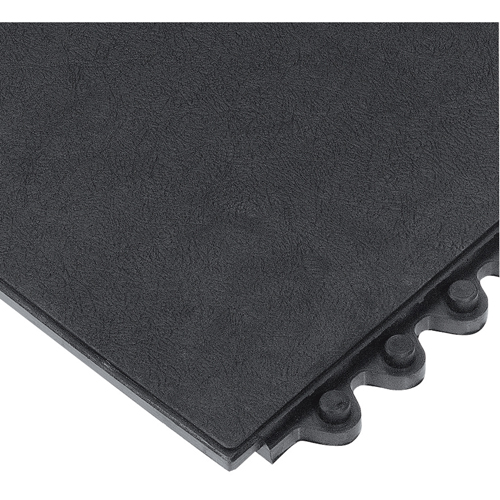 Tapis 24/Seven, Caoutchouc, 3' la c, 3' lo, 5/8" &eacute;paisseur, Noir Cam Industrial