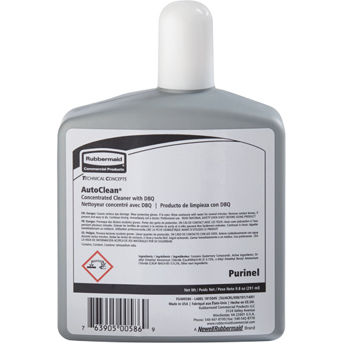 Produit d'entretien pour drain et nettoyeur de cuvette de rechange AutoClean de Purinel, 9,8 oz, Bouteille Cam Industrial