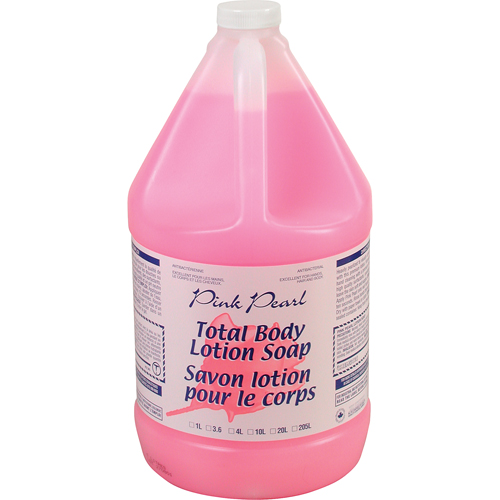 Pink Pearl Total Body Lotion Soap, Liquid, 4 L, Scented Cam Industrial