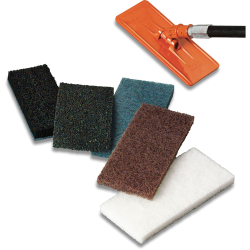 Doodlebug Scrub 'n Strip Pad, 10" L x 4-6/10" W Cam Industrial