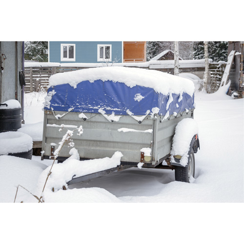 Tarp, Standard Duty, Blue, 7' x 5' x 4 mils Cam Industrial