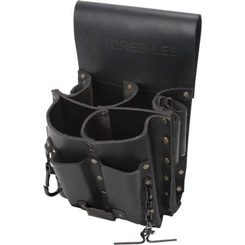 Poche pour ceinture porte-outils, Porte-outil multiple, Cuir, 8 Poches Cam Industrial