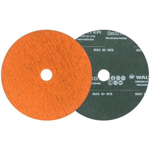 Coolcut XX Sanding Disc, Aluminum Oxide/Ceramic, 24, 5" Dia x 7/8" Arbor Cam Industrial