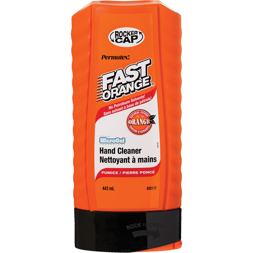 Hand Cleaner, Pumice, 443 ml, Bottle, Orange Cam Industrial