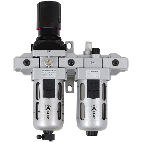 Filtre &agrave; air standard en deux parties, r&eacute;gulateur et lubrificateur AFRLCS12, 1/2" NPT Cam Industrial