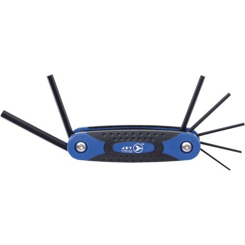 JFHK-7M Jeu de cl&eacute;s hexagonales pliantes, 7 mcx, M&eacute;trique Cam Industrial