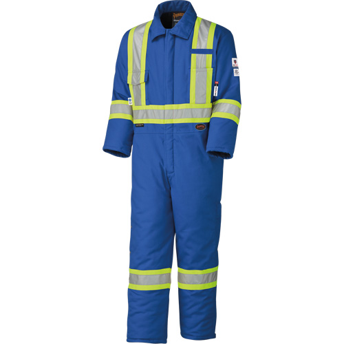 5522A High Visibility FR Rated & Arc Rated Safety Coveralls, Size 2X-Large, Royal Blue, 58 cal/cm² Cam Industrial