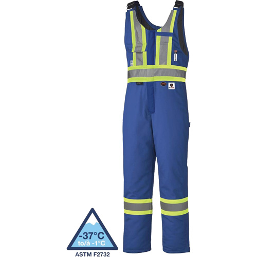 5524A High-Visibility Flame-Resistant Quilted Safety Coveralls, 2X-Large, Royal Blue Cam Industrial