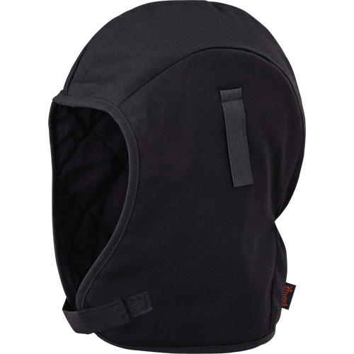 564A Flame Resistant Quilted Hardhat Liner, Black, Cotton Cam Industrial