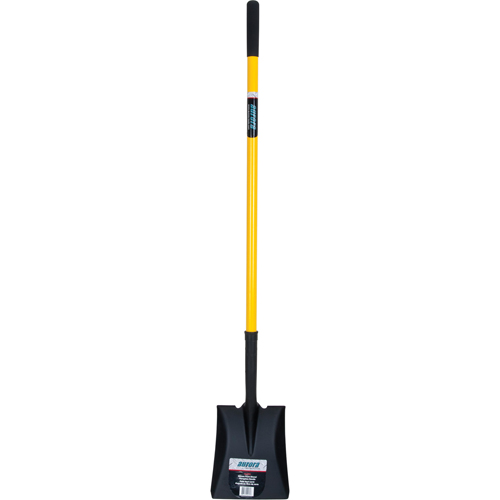 Square Point Shovels, Fibreglass, Tempered Steel Blade, Straight Handle, 48" Long Cam Industrial