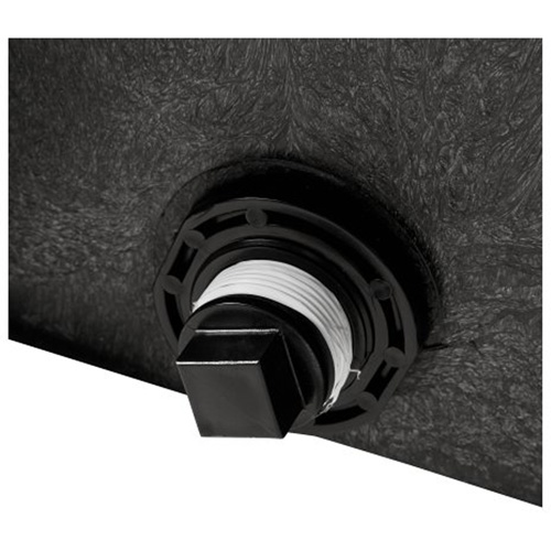 Stock Tank, 39" D x 58" W x 25" H, 1200 lbs. Capacity, Black Cam Industrial