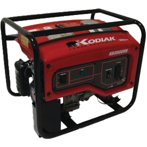 G&eacute;n&eacute;ratrice portative Kodiak KD3000VR, 2400 W nominale, 120 V, R&eacute;servoir de 16 L Cam Industrial