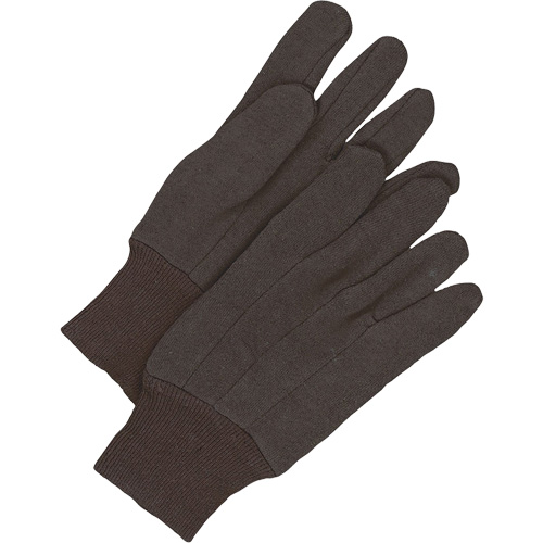 Gants en jersey classiques, Taille unique, Brun, Non doubl&eacute;, Poignet en tricot Cam Industrial