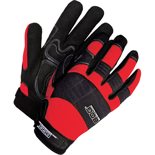 Gants performants &agrave; usage intensif avec paumes coussin&eacute;es, Taille Grand, Paume Synth&eacute;tique Cam Industrial