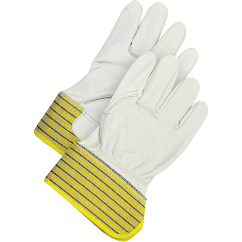 Gants d'ajusteur classiques, Grand, Paume en Cuir fleur de vache, Doublure en Molleton Cam Industrial