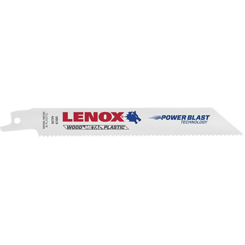 General Purpose Reciprocating Saw Blades, Bi-Metal, 10 TPI, 8" L x 3/4" W Cam Industrial