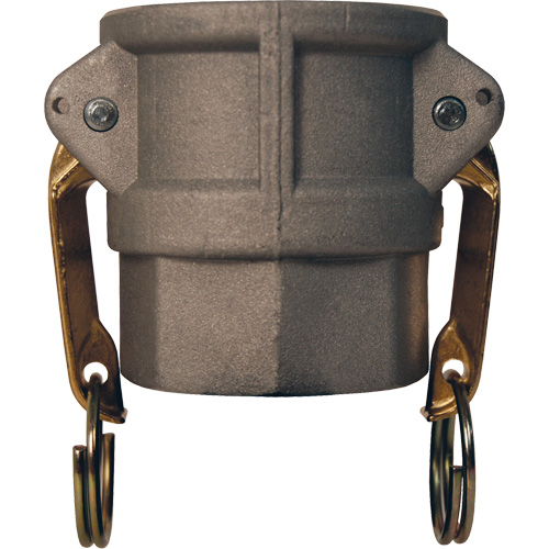 Coupleur &agrave; came et cannelure Global, Aluminium, Type D, 2", NPT femelle, 250 PSI Cam Industrial