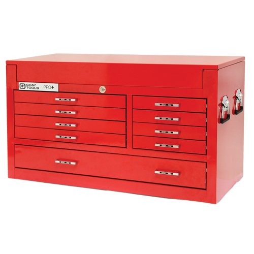 Coffre sup&eacute;rieur de s&eacute;rie PRO+, 42" la, 9 tiroirs, Rouge Cam Industrial