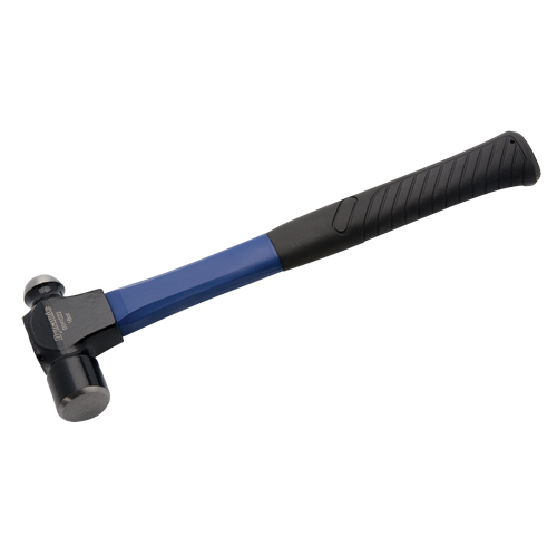 Ball Pein Hammer, 24 oz. Head Weight, Polished Face, Fibreglass Handle Cam Industrial