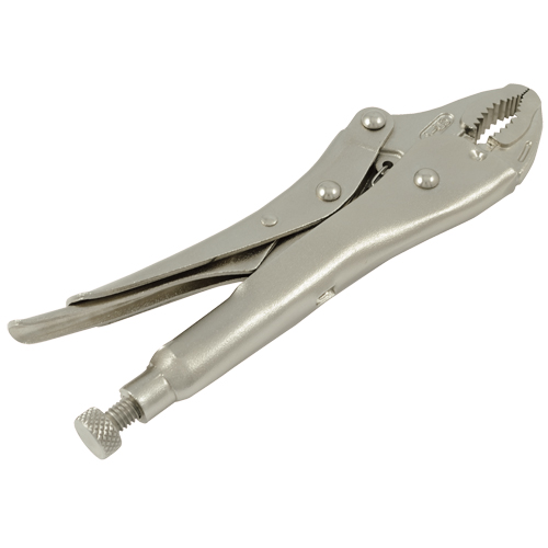 Locking Pliers, 7" Length, Curved Jaw Cam Industrial